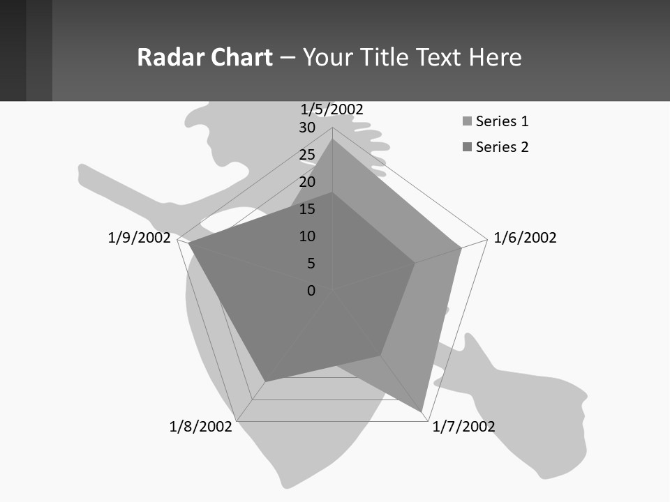 Witch On A Broomstick PowerPoint Template