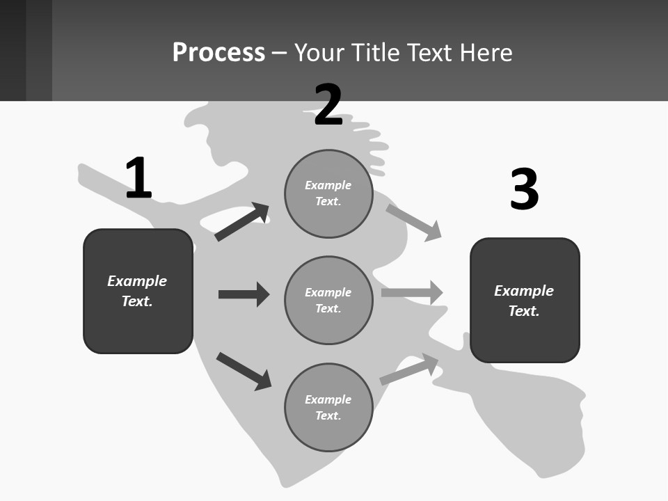 Witch On A Broomstick PowerPoint Template