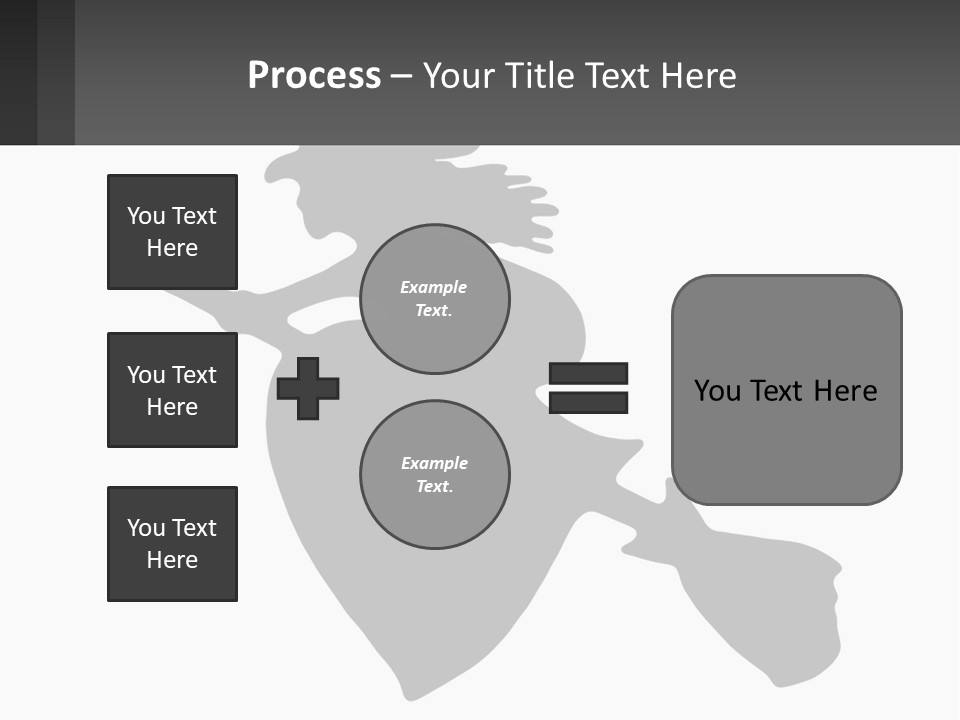 Witch On A Broomstick PowerPoint Template