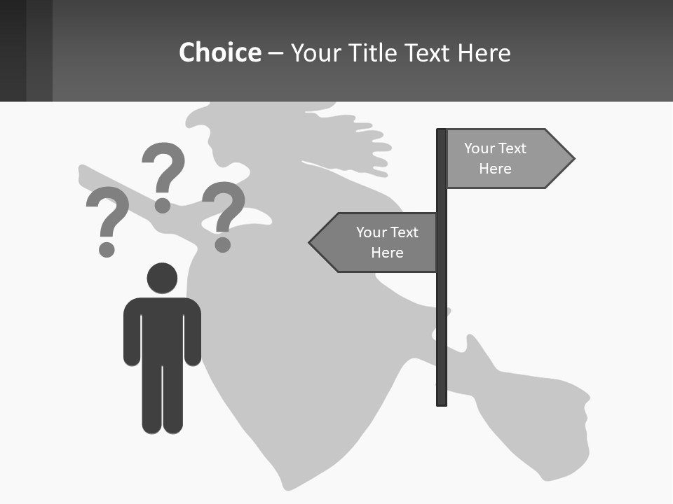 Witch On A Broomstick PowerPoint Template