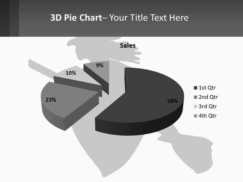 Witch On A Broomstick PowerPoint Template