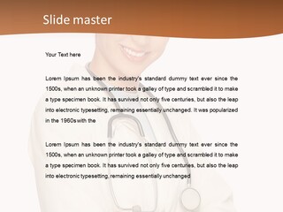 Girl Doctor Pediatrician PowerPoint Template