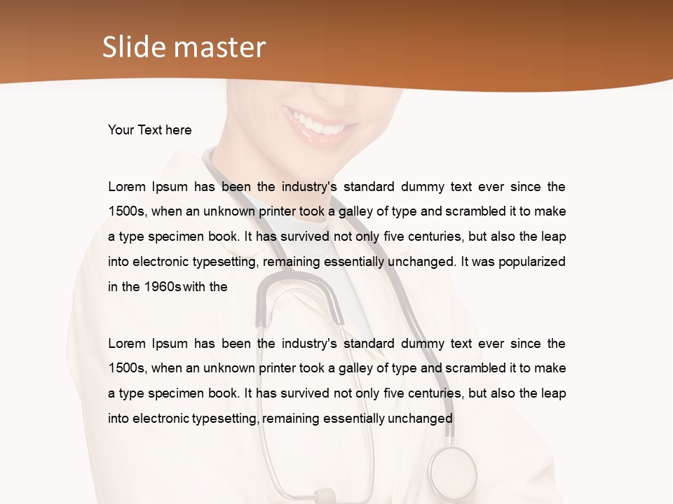 Girl Doctor Pediatrician PowerPoint Template