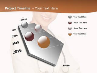 Girl Doctor Pediatrician PowerPoint Template