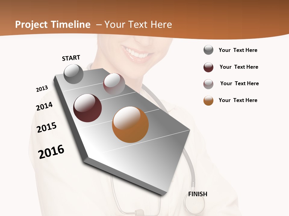 Girl Doctor Pediatrician PowerPoint Template
