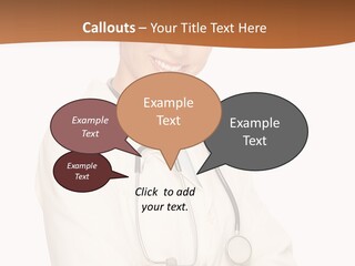 Girl Doctor Pediatrician PowerPoint Template