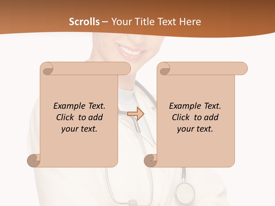 Girl Doctor Pediatrician PowerPoint Template