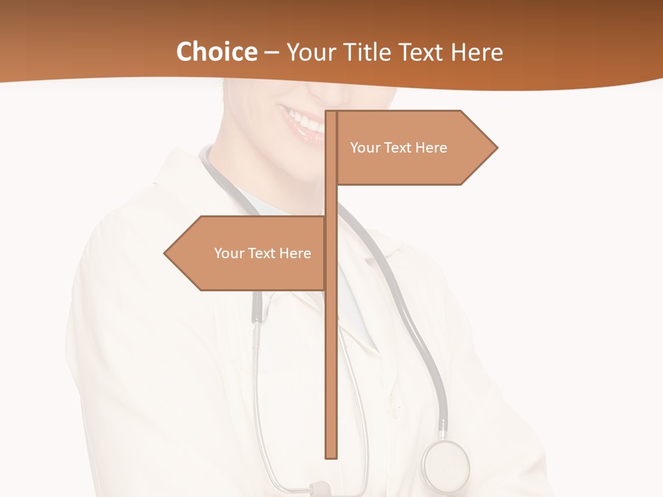 Girl Doctor Pediatrician PowerPoint Template