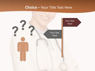 Girl Doctor Pediatrician PowerPoint Template