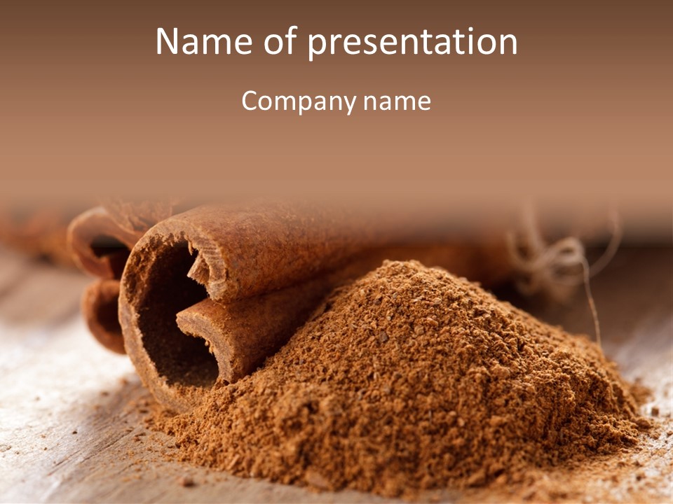 Cinnamon PowerPoint Template