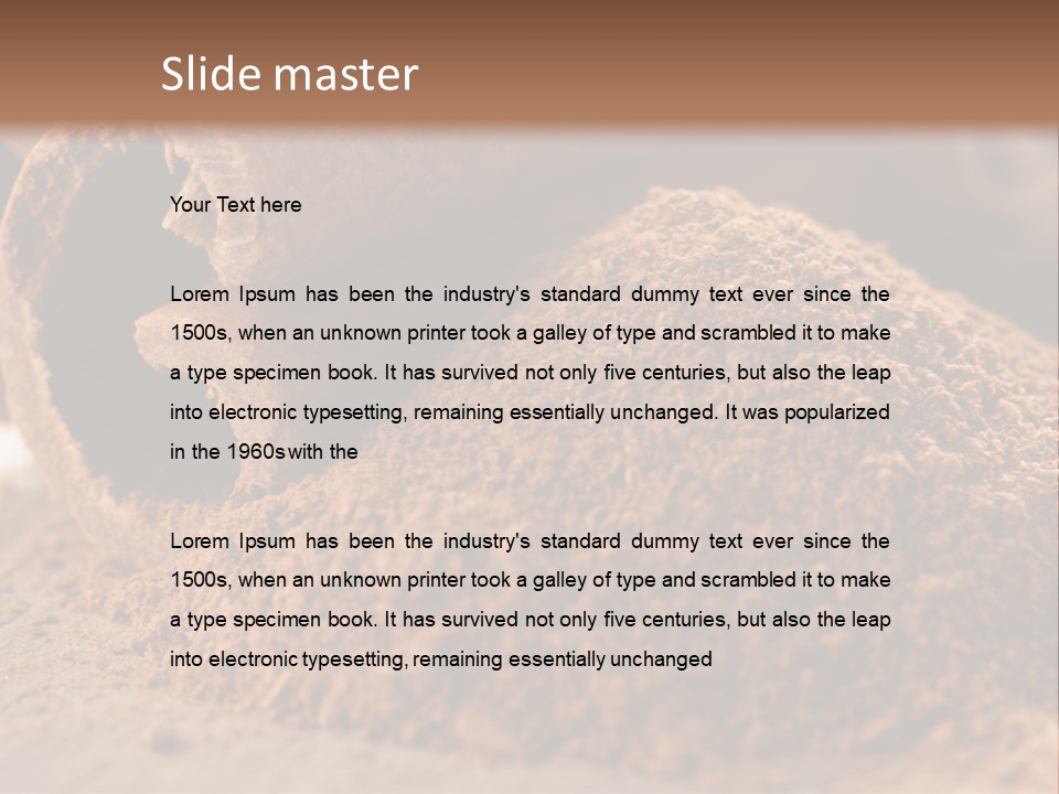 Cinnamon PowerPoint Template