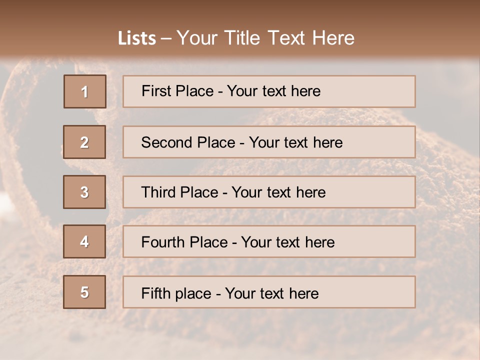 Cinnamon PowerPoint Template