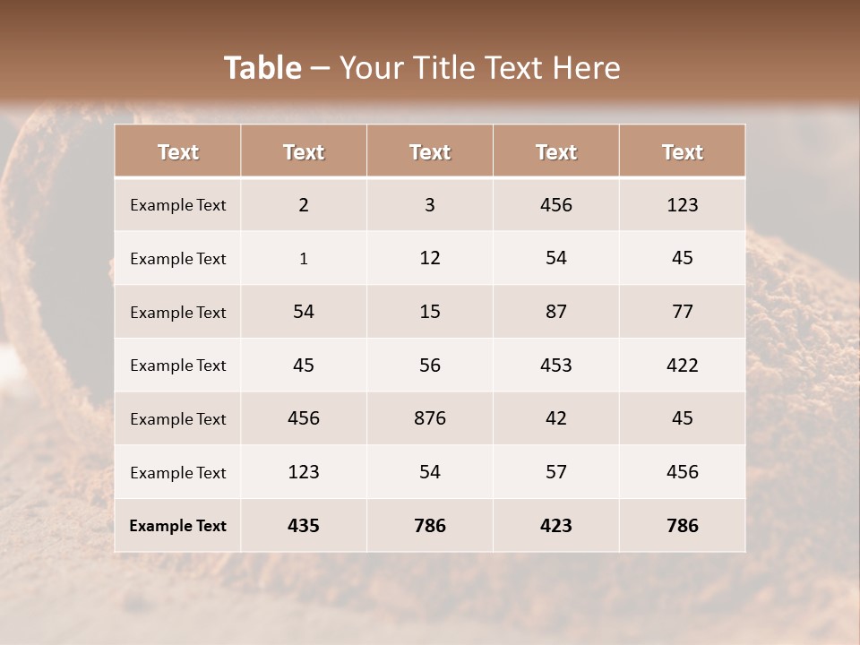 Cinnamon PowerPoint Template