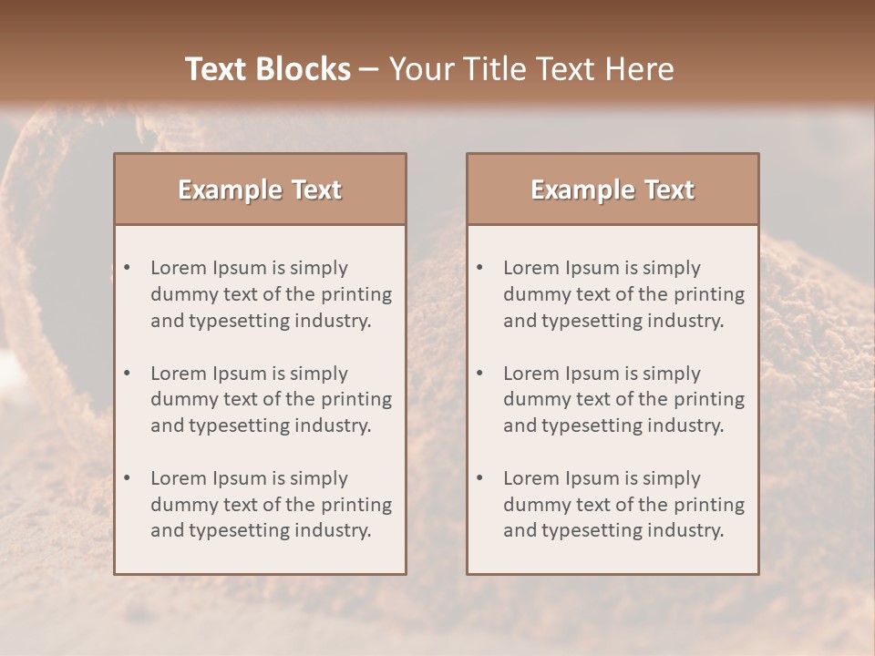 Cinnamon PowerPoint Template