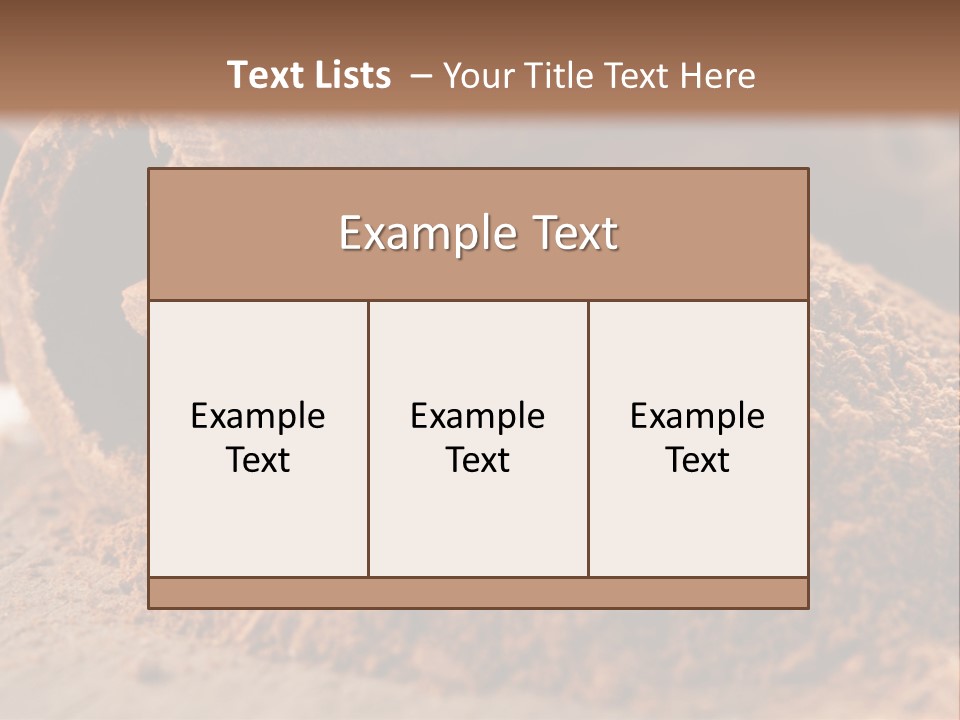 Cinnamon PowerPoint Template
