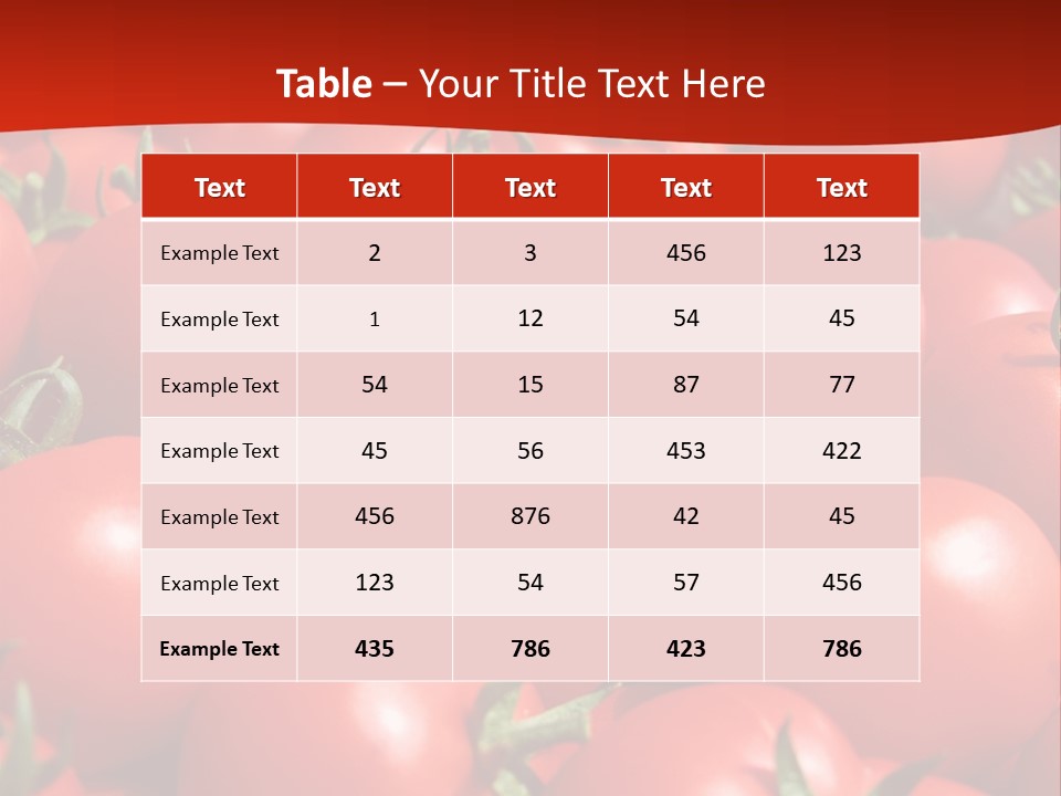 Tomatoes PowerPoint Template