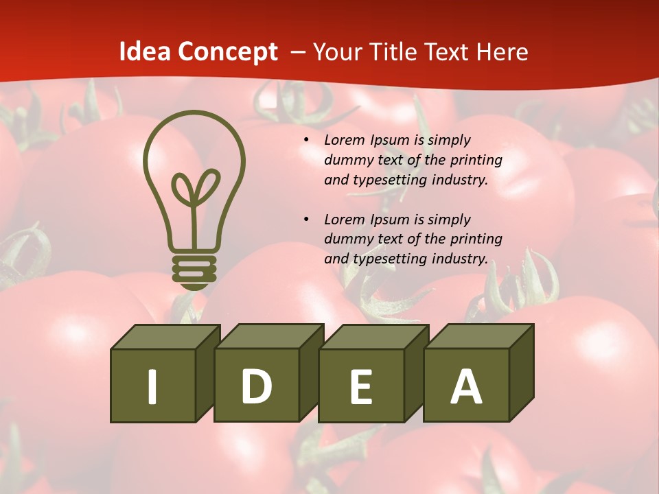 Tomatoes PowerPoint Template