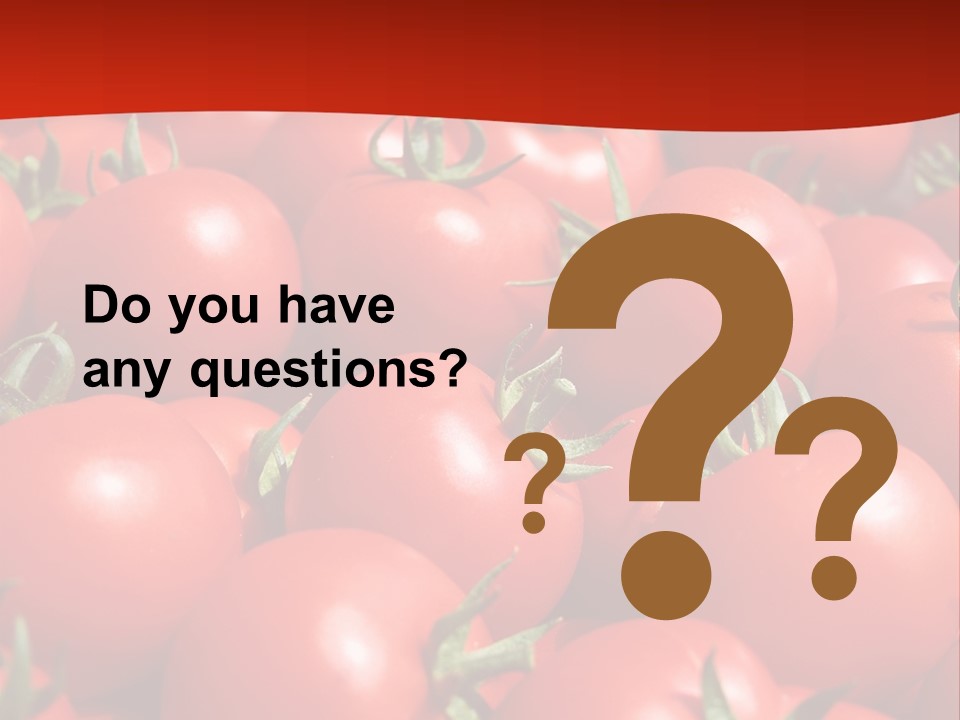 Tomatoes PowerPoint Template