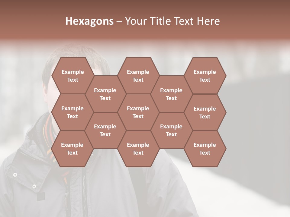 Guy In A Scarf PowerPoint Template