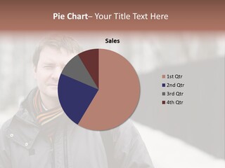 Guy In A Scarf PowerPoint Template