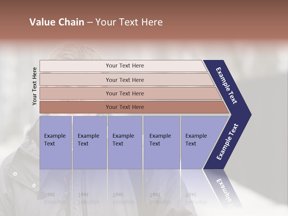 Guy In A Scarf PowerPoint Template