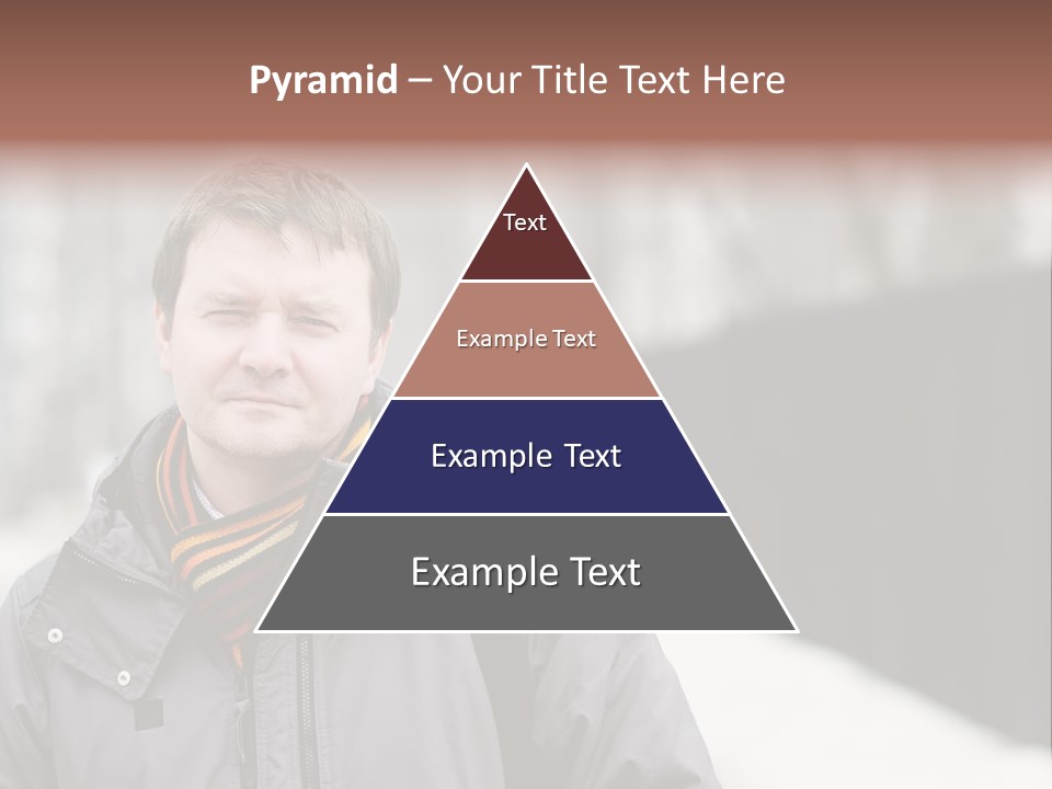 Guy In A Scarf PowerPoint Template