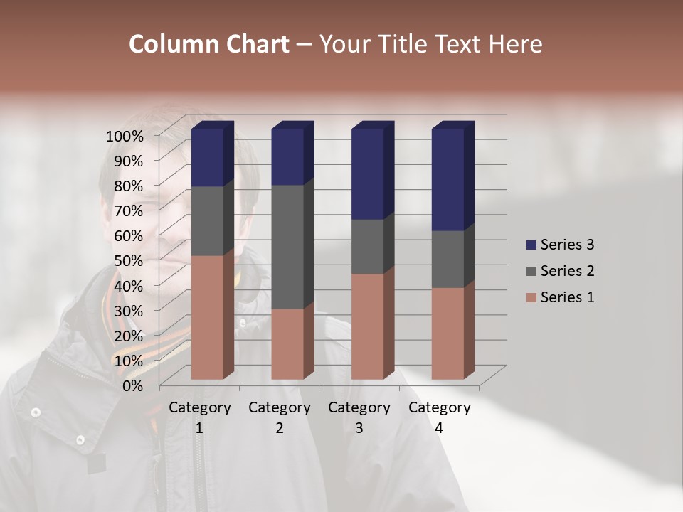 Guy In A Scarf PowerPoint Template