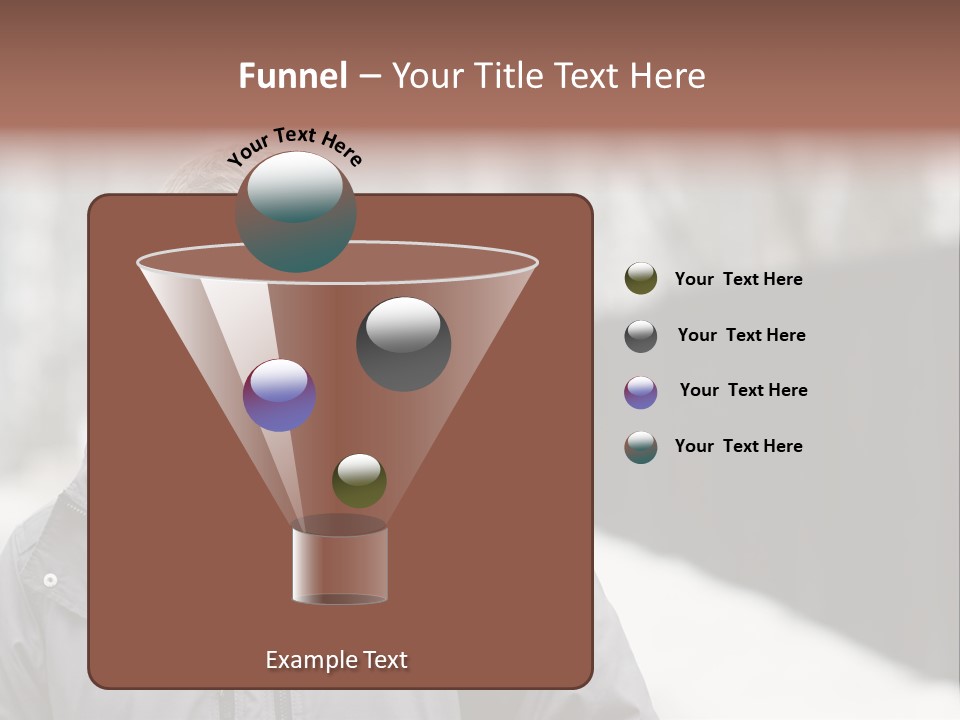 Guy In A Scarf PowerPoint Template