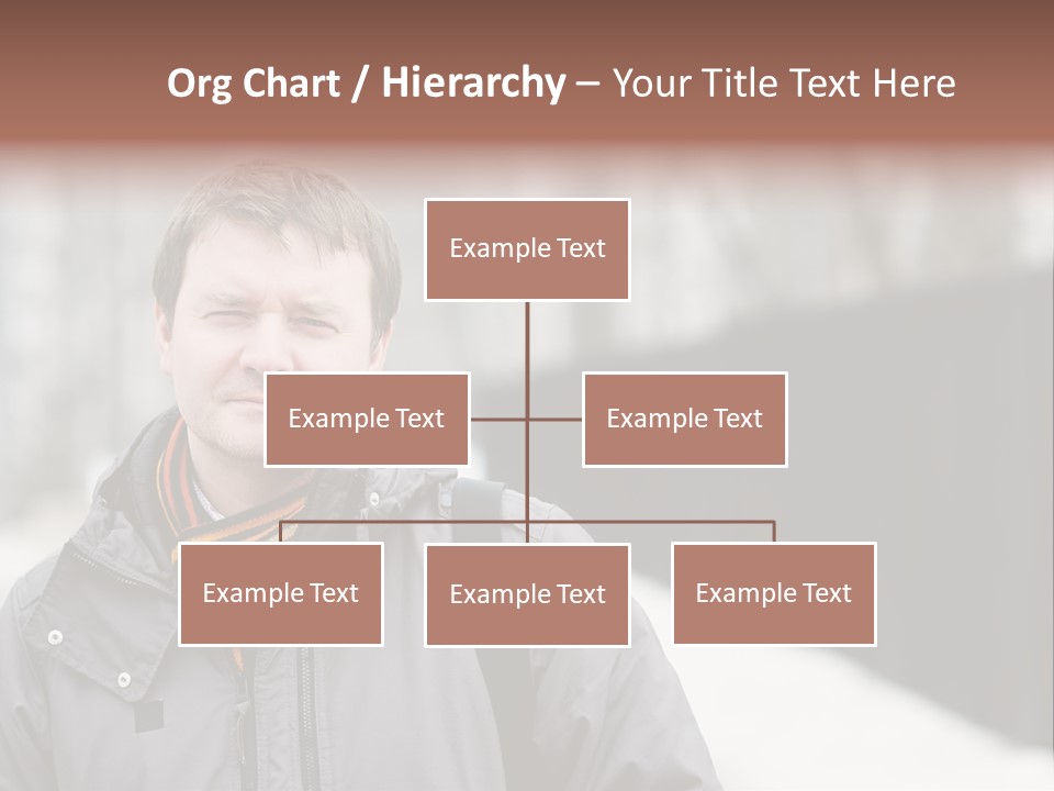 Guy In A Scarf PowerPoint Template