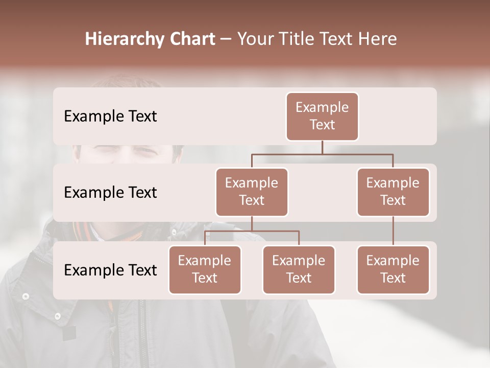 Guy In A Scarf PowerPoint Template