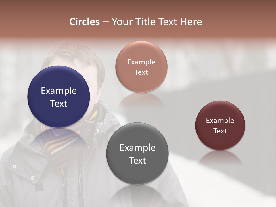 Guy In A Scarf PowerPoint Template