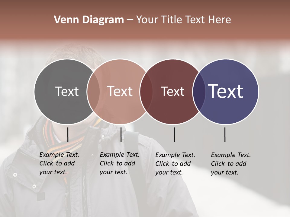 Guy In A Scarf PowerPoint Template