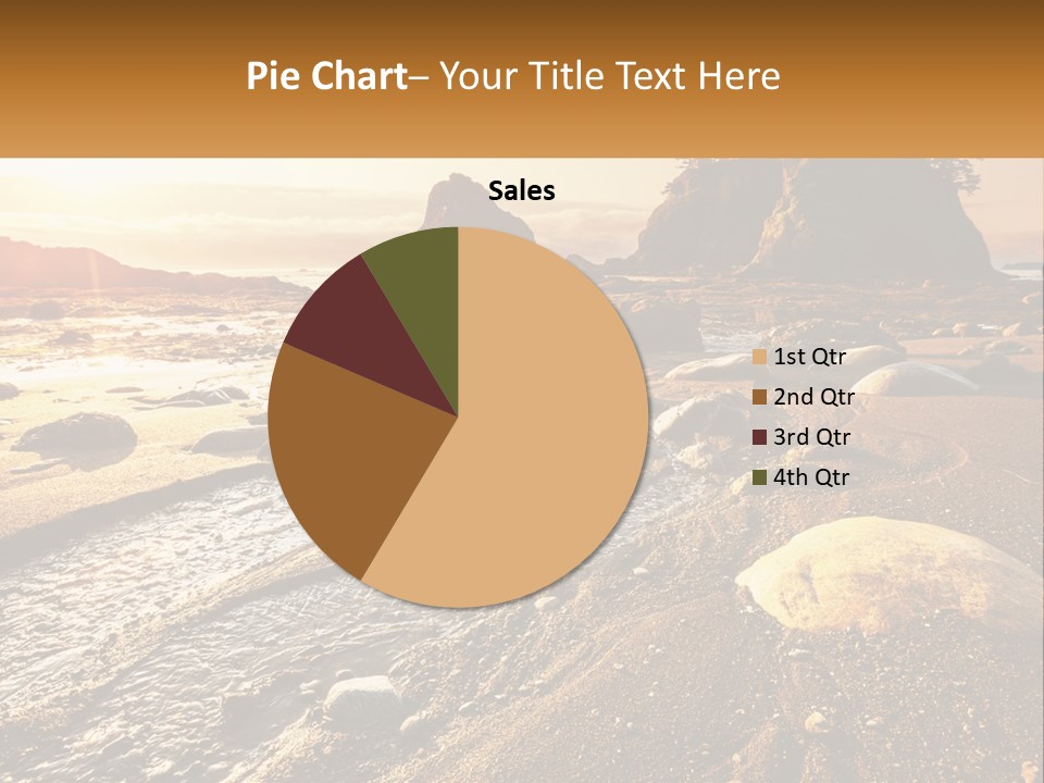 Stones On The Seashore PowerPoint Template