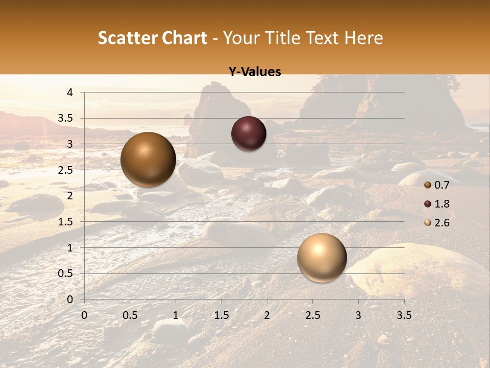 Stones On The Seashore PowerPoint Template