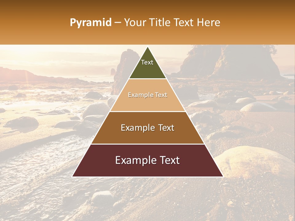 Stones On The Seashore PowerPoint Template