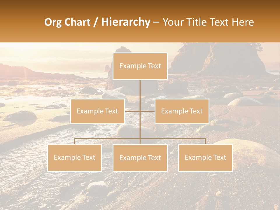 Stones On The Seashore PowerPoint Template