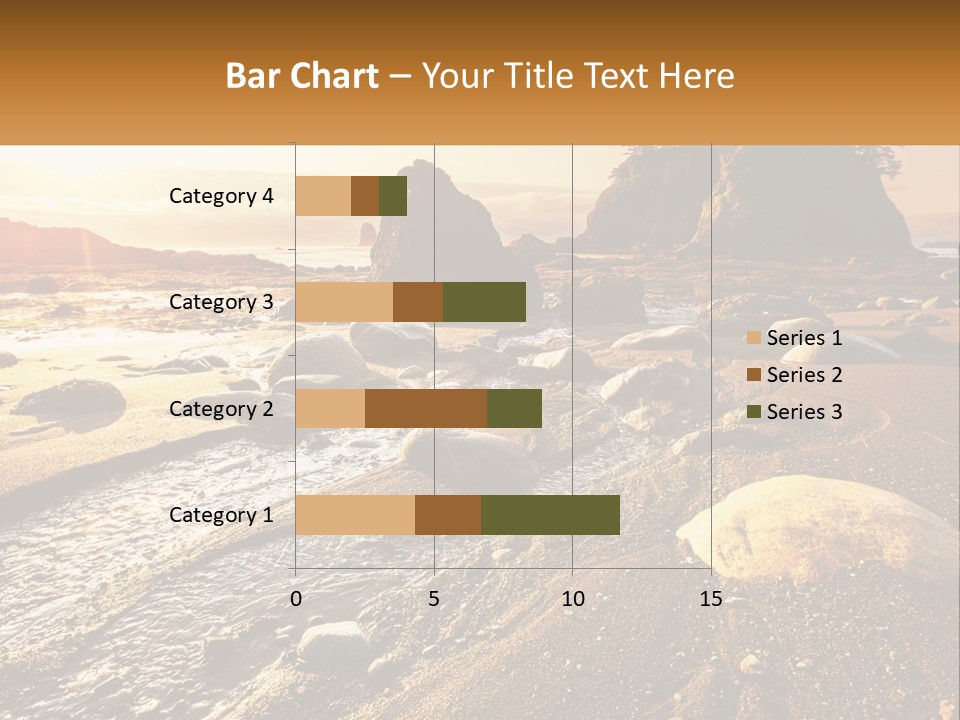 Stones On The Seashore PowerPoint Template