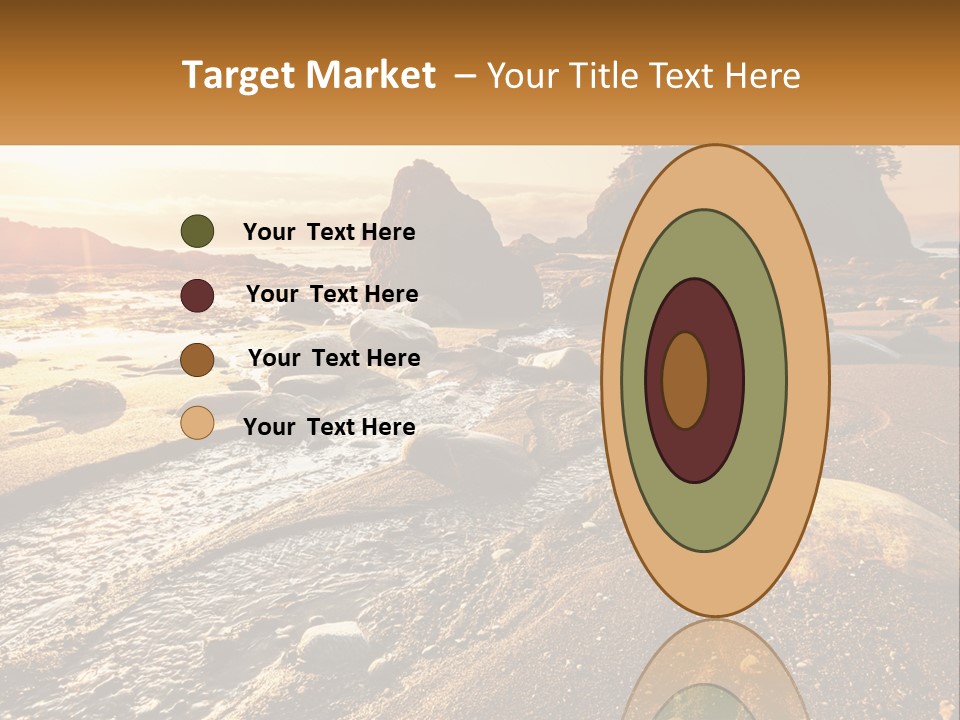 Stones On The Seashore PowerPoint Template