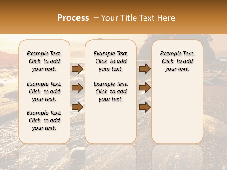 Stones On The Seashore PowerPoint Template