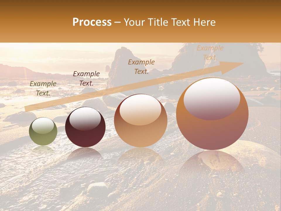 Stones On The Seashore PowerPoint Template