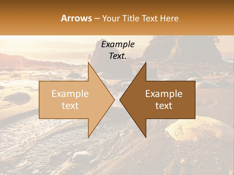 Stones On The Seashore PowerPoint Template