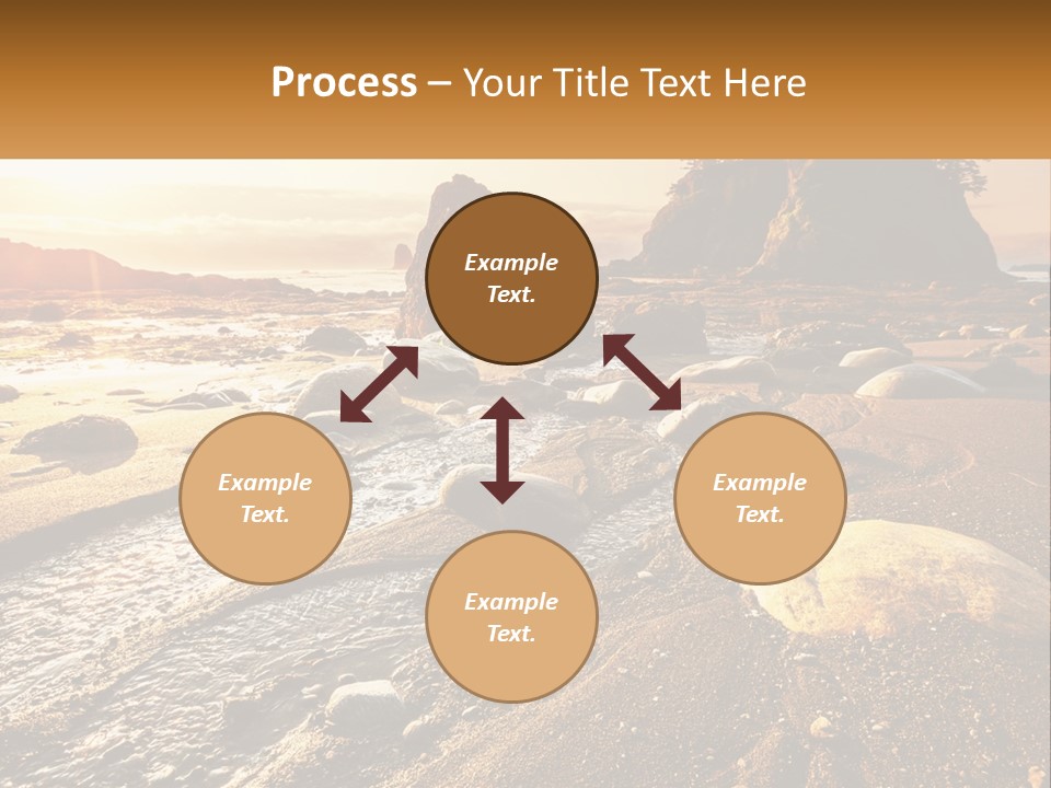 Stones On The Seashore PowerPoint Template