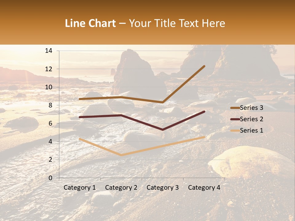 Stones On The Seashore PowerPoint Template