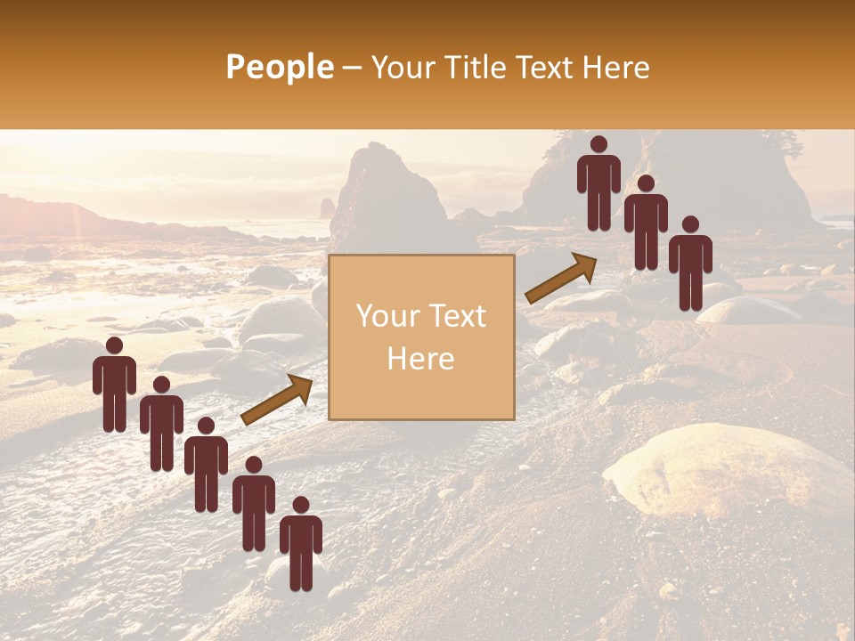 Stones On The Seashore PowerPoint Template