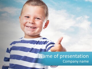 Boy Likes PowerPoint Template