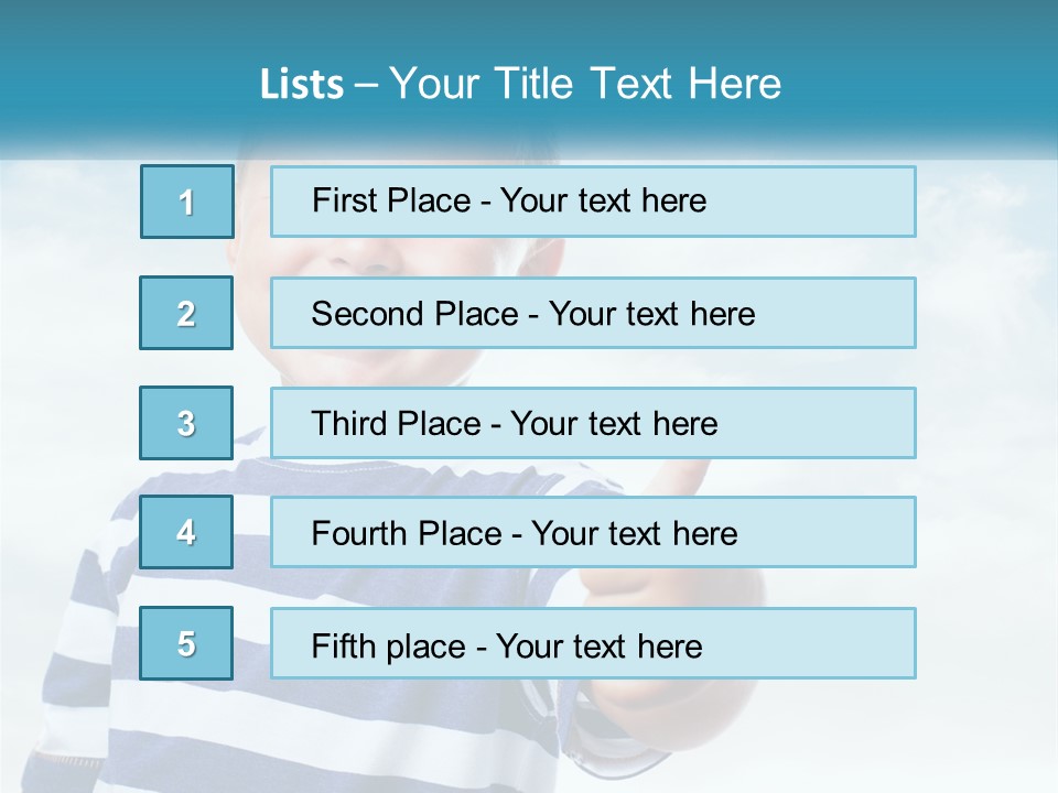 Boy Likes PowerPoint Template