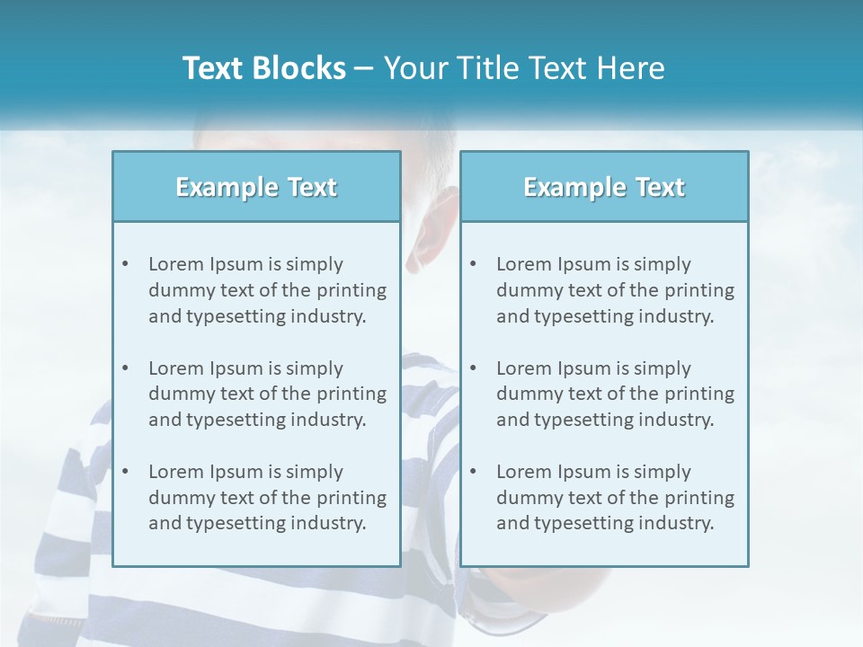 Boy Likes PowerPoint Template