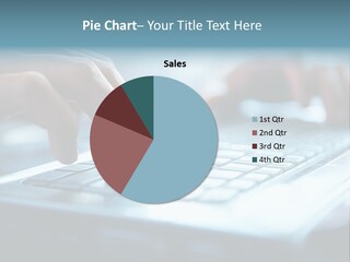 Type Text On The Keyboard PowerPoint Template