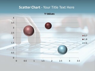 Type Text On The Keyboard PowerPoint Template