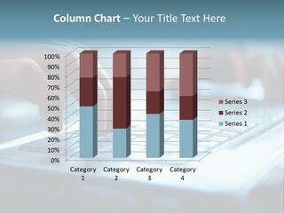 Type Text On The Keyboard PowerPoint Template